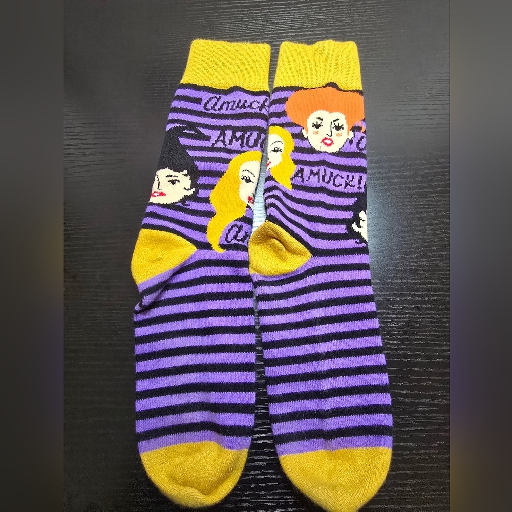 Hocus Pocus Novelty Crew Socks, Adult